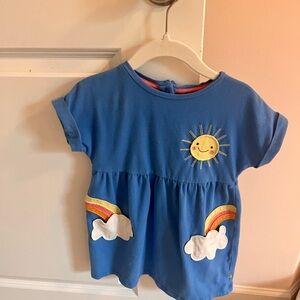 Sunny Smiles Blue Kids Tee